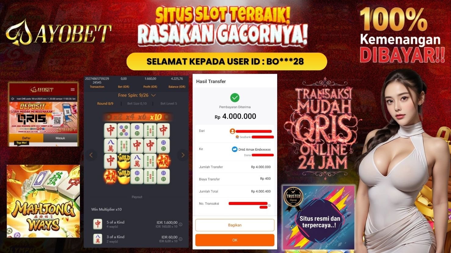 AYOBET JACKPOT SLOT MAHJONG WAYS